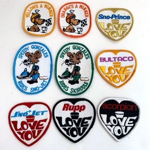 Vintage 1970s Dead Stock Embroidered Patch Pack